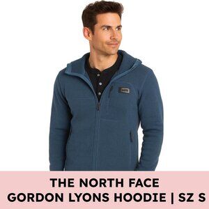 The North Face Gordon Lyons Hoodie Full Zip Sweater Fleece Heather Blue Men’s S
